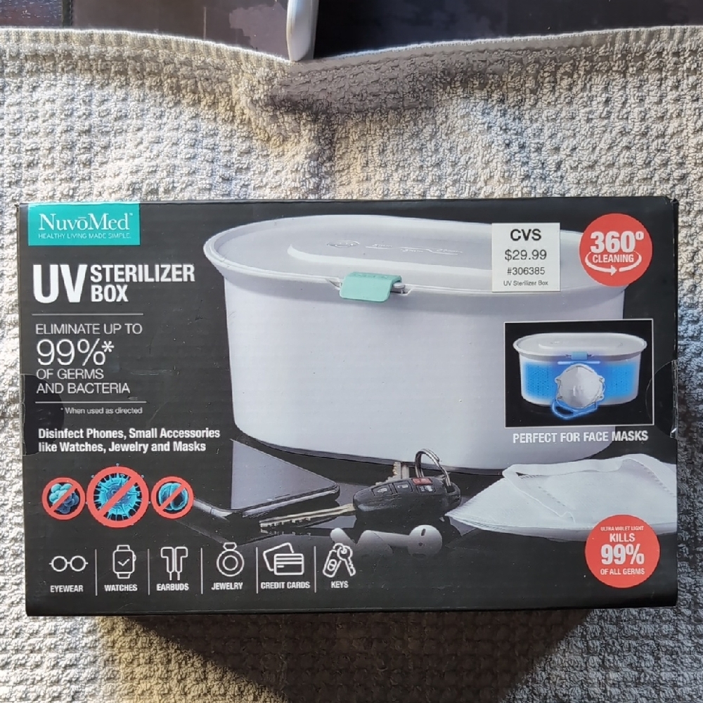 NuvoMed UV Sterilizer Box